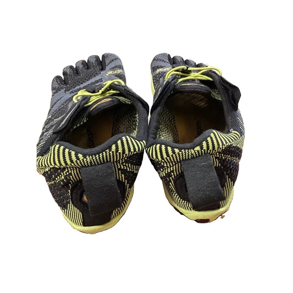 Vibram Five Fingers Mens EU 41 8-8.5 V-Run Minimalist Shoes 15M4002 Black Yellow - Picture 2 of 5